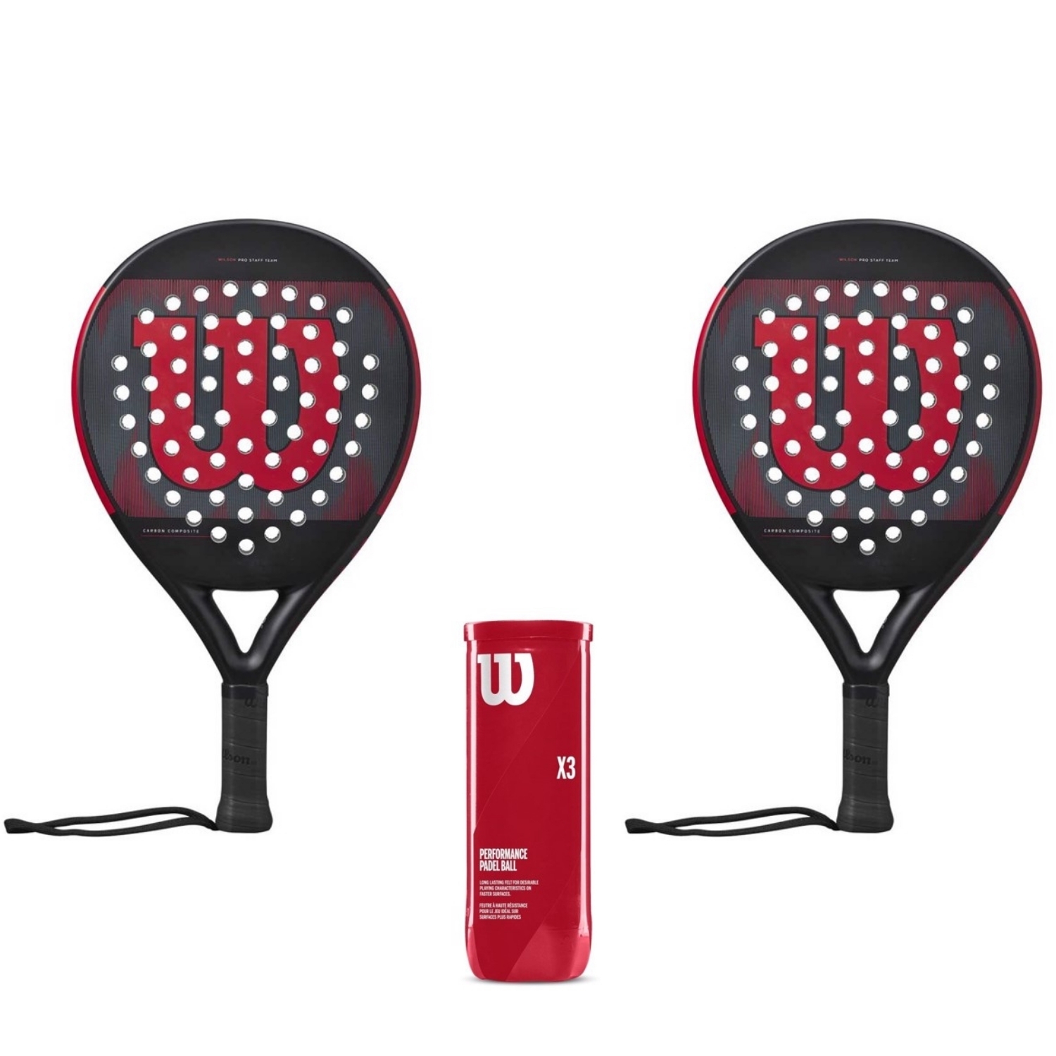 Wilson padel pakketilbud pro staff og X3 p